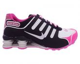 Tênis Nike Shox NZ Preto e Rosa MOD:10957