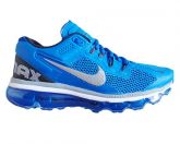 Tênis Nike Air Max 2013 Azul e Prata MOD:10781